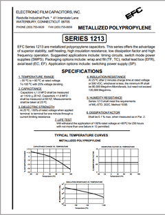 1206EC-3-0.1-1-01 Datasheet PDF Electronic Film Capacitors, Inc.