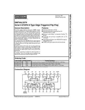 DM74ALS374NX Datasheet PDF Fairchild Semiconductor
