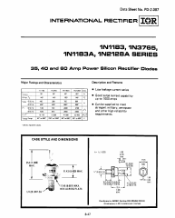 1N1190 Datasheet PDF International Rectifier